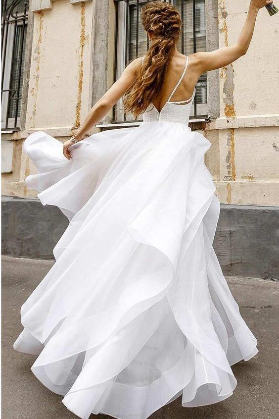 sweet-girl-wedding-dresses-lace-bodice-horsehair-trim-skirt-1