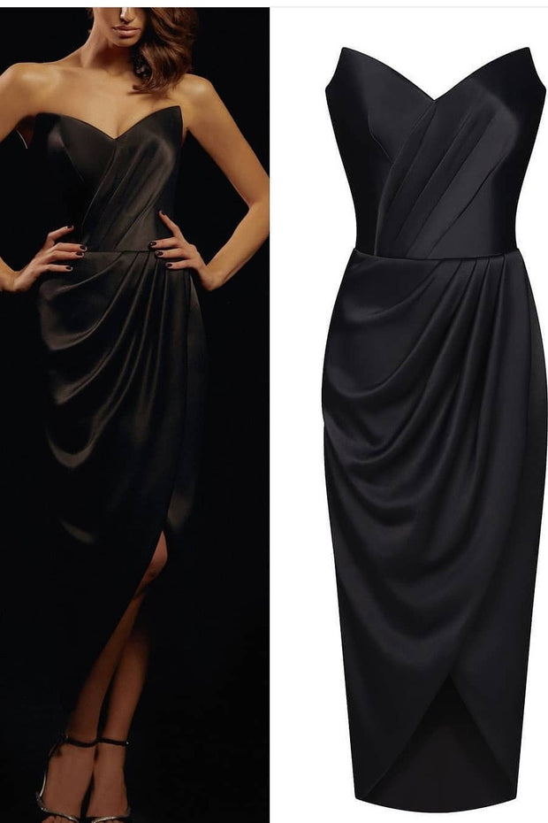 sweetheart-black-pencil-dresses-for-prom-party