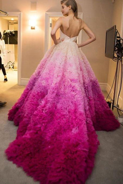 sweetheart-multi-layers-colorful-wedding-dresses-with-thin-straps