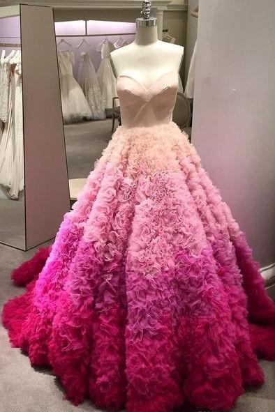 sweetheart-multi-layers-colorful-wedding-dresses-with-thin-straps-1