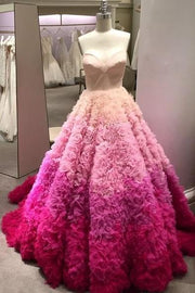 sweetheart-multi-layers-colorful-wedding-dresses-with-thin-straps-1