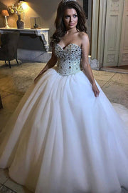 beaded-rhinestones-wedding-gown-with-tulle-skirt