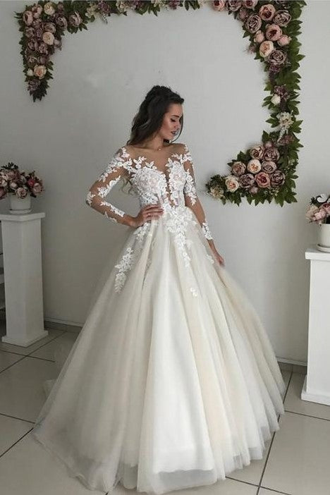 tulle-organic-lace-wedding-gown-with-long-sleeves