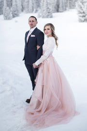 two-tone-winter-bridal-gown-with-long-sleeves-1