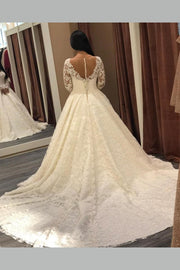 v-neckline-long-sleeved-lace-bridal-dresses-plus-size-1
