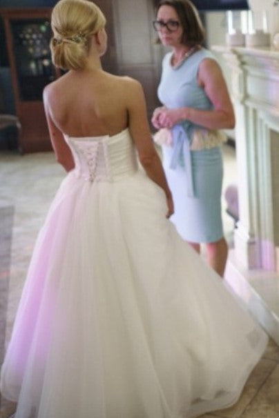 white-chiffon-wedding-dresses-with-pleated-bodice-1
