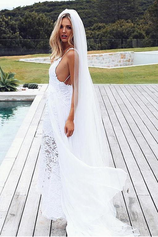 white-lace-beach-wedding-dresses-with-chiffon-ribbons-3