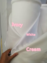 Backless Satin Chapel Train Wedding Dresses with Lace Corset