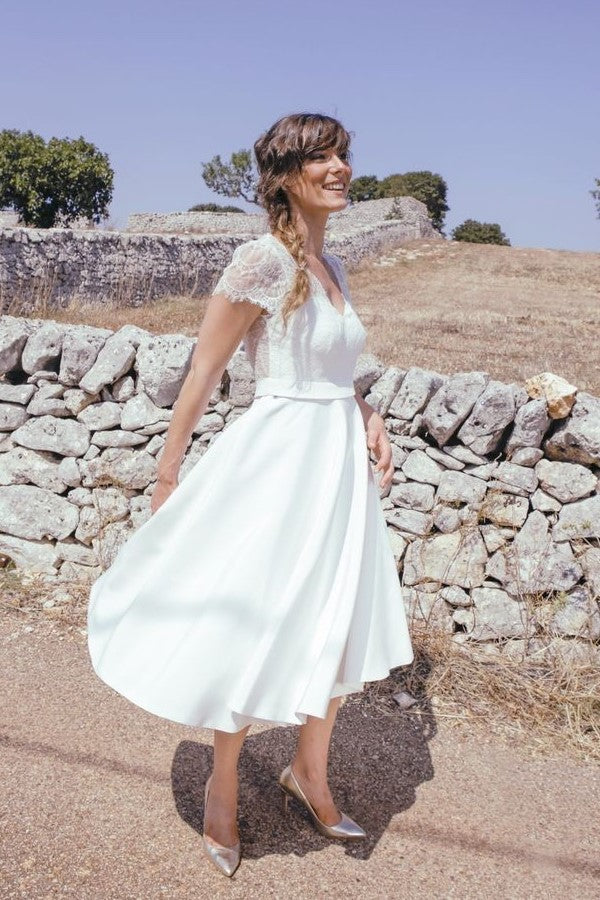 womens-casual-tea-length-wedding-dress-with-sleeves-1