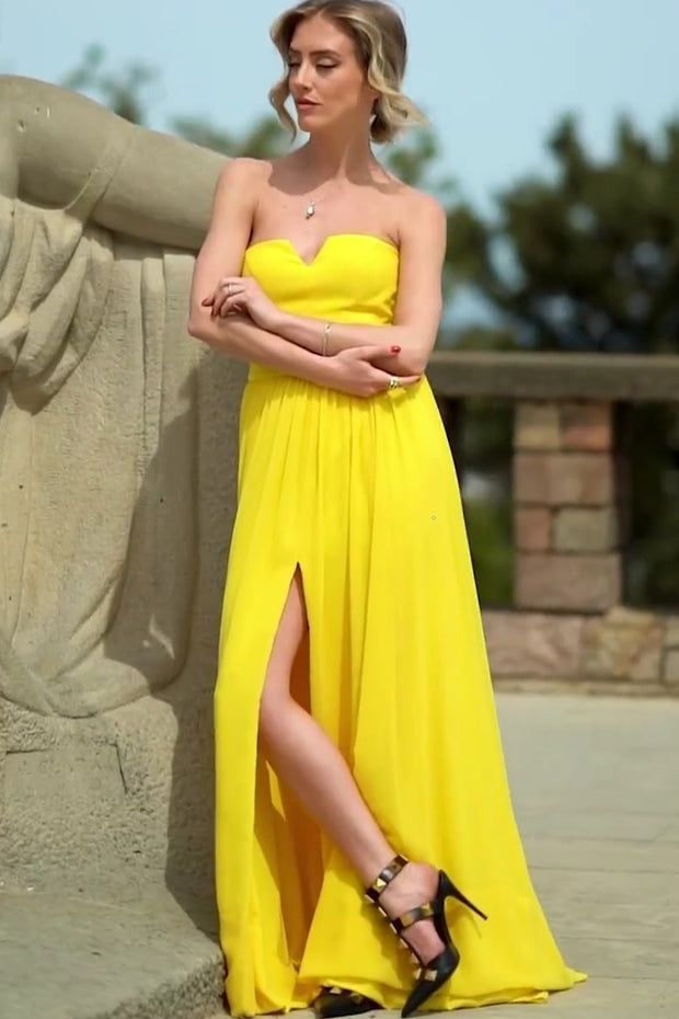yellow-chiffon-prom-long-dress-with-side-split-1