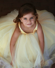 yellow-v-neckline-tulle-flower-girl-dress-kids-communion-dresses-2